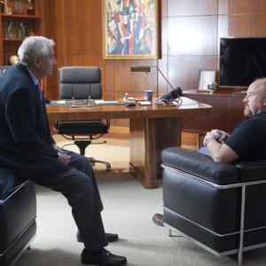 Still of Garry Marshall and Louis C.K. in Louie (2010)