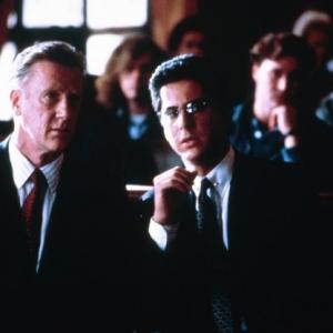 Still of Jonathan Silverman and Donald Moffat in Class Action (1991)