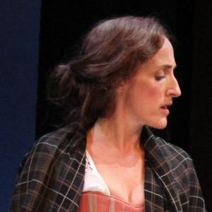 Aedin Moloney as George Eliot in the world premiere of A Most Dangerous Woman by Cathy Tempelsman at the Shakespeare Theatre of New Jersey, 2013