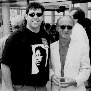 Stephen Monaco with Paul Shaffer at The Rock and Roll Hall of Fame in September 1995