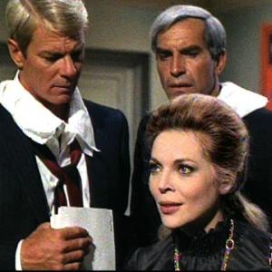 Still of Barbara Bain Martin Landau and Peter Graves in Mission Impossible 1966