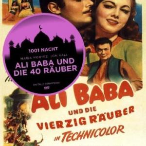 Turhan Bey Jon Hall and Maria Montez in Ali Baba and the Forty Thieves 1944