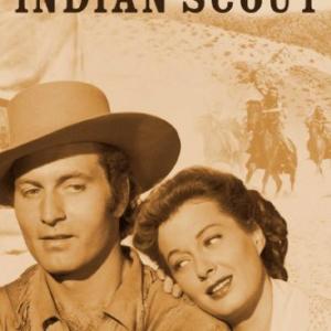 Ellen Drew and George Montgomery in Davy Crockett, Indian Scout (1950)