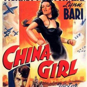 Gene Tierney and George Montgomery in China Girl 1942