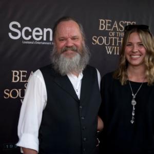 Ritchie Montgomery and Lisa Hampton at New Orleans premiere of THE BEAST OF THE SOUTHERN WILD