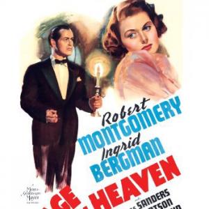 Ingrid Bergman and Robert Montgomery in Rage in Heaven (1941)