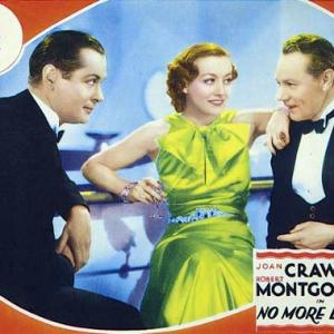 Joan Crawford Robert Montgomery and Charles Ruggles in No More Ladies 1935