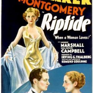 Robert Montgomery and Norma Shearer in Riptide 1934