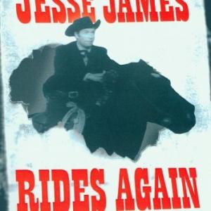 Clayton Moore in Jesse James Rides Again 1947