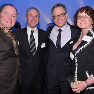 John Lasseter, Rich Moore, Clark Spencer and Nancy Lasseter