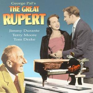 Jimmy Durante, Tom Drake, Terry Moore and Rupert in The Great Rupert (1950)