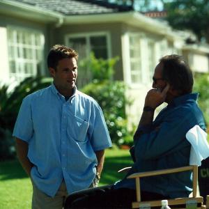 Darren Moorman and Craig T Nelson on the set of All Over Again