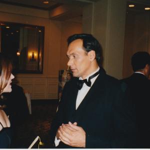 Carmen More with Jimmy Smits at the National Hispanic Foundation of the Arts Gala in DC.