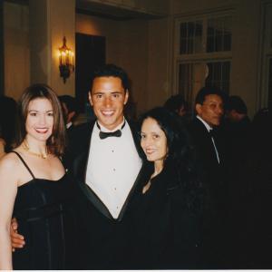 Carmen More with Richard Lima and Sonia Braga at the National Hispanic Foundation of the Arts Gala in DC