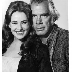 Still of Lee Marvin and Jeanne Moreau in Monte Walsh 1970