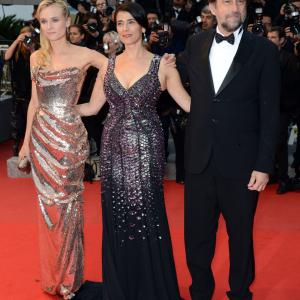 Hiam Abbass, Nanni Moretti and Diane Kruger at event of Amour (2012)