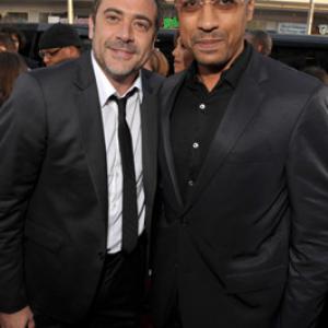 Jeffrey Dean Morgan and Sylvain White at event of The Losers 2010