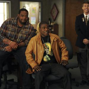 Still of Tracy Morgan Jack McBrayer and Grizz Chapman in 30 Rock 2006