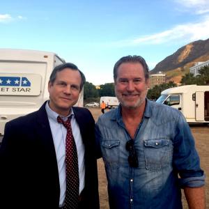 acting with Mr. Bill Paxton shooting Game Changer in Cape Town.