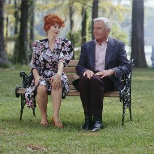 Still of Andy Griffith and Anita Morris in Matlock (1986)