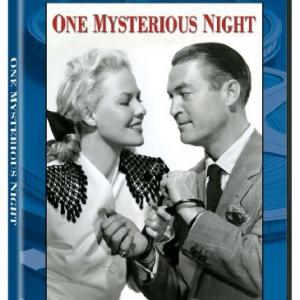 Janis Carter and Chester Morris in One Mysterious Night 1944
