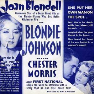 Joan Blondell and Chester Morris in Blondie Johnson 1933