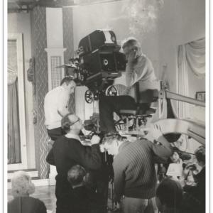 Ernest Morris Director  On set with DoP Jimmy Wilson