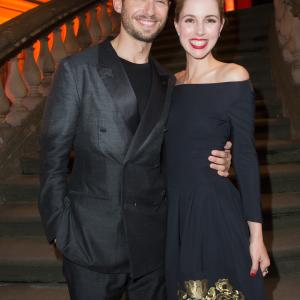 Julian Morris and Alona Tal at event of Hand of God (2014)