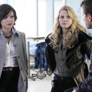 Still of Jennifer Morrison Lana Parrilla and Josh Dallas in Once Upon a Time 2011