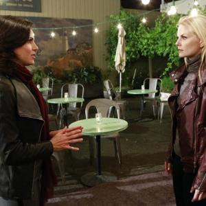 Still of Jennifer Morrison and Lana Parrilla in Once Upon a Time 2011