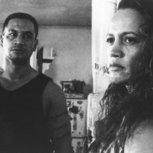 Still of Temuera Morrison and Rena Owen in Once Were Warriors (1994)