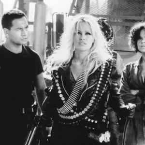Still of Pamela Anderson, Victoria Rowell and Temuera Morrison in Barb Wire (1996)