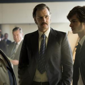 Still of David Morrissey and Andrew Garfield in Red Riding: In the Year of Our Lord 1983 (2009)