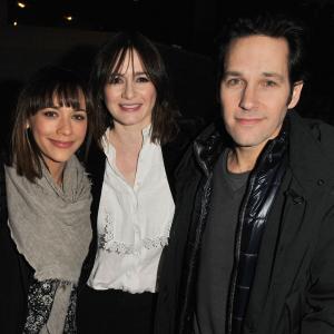Rashida Jones Emily Mortimer and Paul Rudd at event of Our Idiot Brother 2011