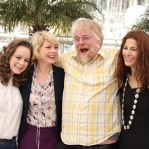 Philip Seymour Hoffman, Catherine Keener, Samantha Morton and Michelle Williams at event of Synecdoche, New York (2008)