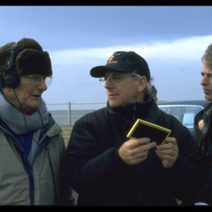 Brian Tufano Fred Schepsi Simon Moseley on the set of Last Orders