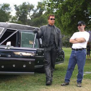 Arnold Schwarzenegger and Jonathan Mostow in Terminator 3: Rise of the Machines (2003)