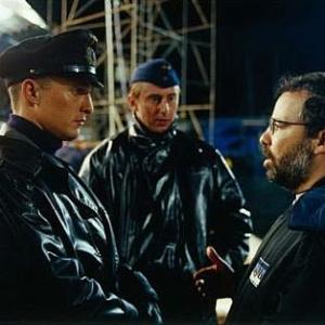 Director Jonathan Mostow gives direction to Matthew McConaughey and Jake Weber.