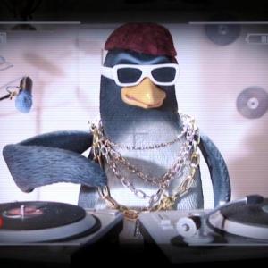 Screen shot from Lifes A Zootv episode Dr D Plays House  Is the voice of rapping penguin Dr D on the Gemini Awardwinning comedy