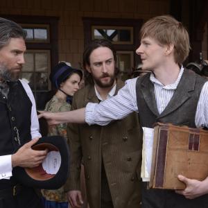 Still of Anson Mount Phil Burke and Ben Esler in Hell on Wheels 2011