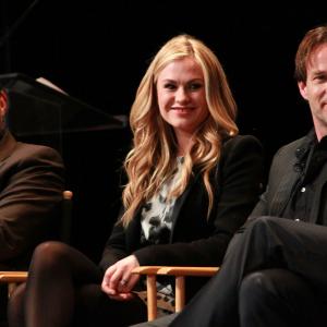 Anna Paquin Alan Ball and Stephen Moyer at event of Tikras kraujas 2008