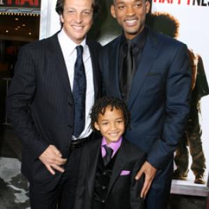 Will Smith Gabriele Muccino and Jaden Smith at event of The Pursuit of Happyness 2006