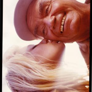 Nancy Mulford with Ernest Borgnine on the set of 