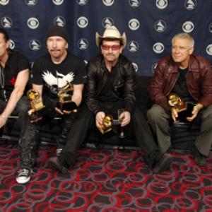Bono Adam Clayton Larry Mullen Jr The Edge and U2 at event of The 48th Annual Grammy Awards 2006