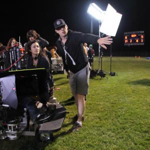 Still of April Mullen directing Dead Before Dawn 3D wwwdeadbeforedawn3dcom