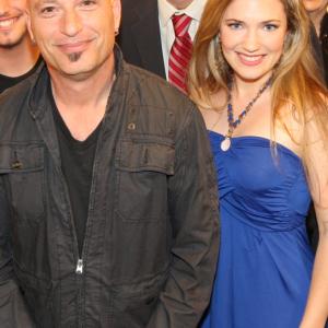 April Mullen and Howie Mandel on the 