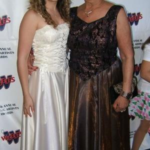 April Mullen and Mary Mullen at Young Artist Awards in Los Angeles Nominated for Cavedweller Best Supporting Actress