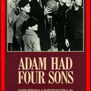 Ingrid Bergman Warner Baxter Wallace Chadwell Steven Muller Billy Ray and Bobby Walberg in Adam Had Four Sons 1941