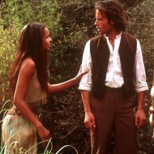Still of Guy Pearce and Samantha Mumba in The Time Machine 2002