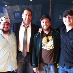 Rob Riggle and Team Tiger Awesome (Nick Mundy, Clint Gage, and Michael Truly)